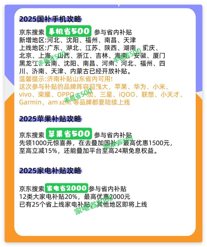 手机家电补贴新标准发布领取方式详解！九游会j9入口登录新版2025年国家(图3)